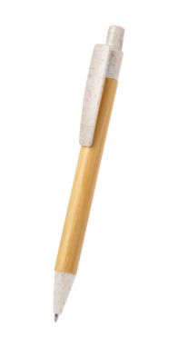 Ручка кулькова бамбукова Сидор, колір бежевий - AP721657-00- Фото №2