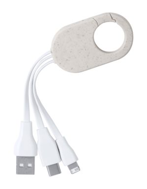 Кабель USB для зарядного пристрою Shaun, колір бежевий - AP721701-00- Фото №2