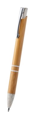 Ручка кулькова бамбукова Lettek, колір бежевий - AP721722-00- Фото №1