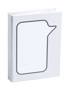 Блокнот з самоклейкими листами Dosan, колір білий - AP781777-01- Фото №1