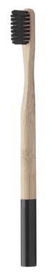 Щітка зубна бамбукова ColoBoo, колір чорний - AP809570-10- Фото №1