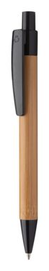 Ручка кулькова бамбукова Colothic, колір чорний - AP810426-10- Фото №1