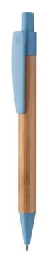Ручка шариковая бамбуковая Boothic, цвет синий - AP810427-06- Фото №1