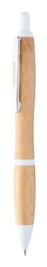 Ручка шариковая  бамбуковая  Coldery, цвет белый - AP810441-01- Фото №1