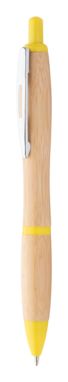 Ручка шариковая  бамбуковая  Coldery, цвет желтый - AP810441-02- Фото №1