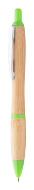 Ручка шариковая бамбуковая Coldery, цвет зеленый - AP810441-07- Фото №1