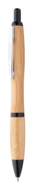 Ручка кулькова бамбукова Coldery, колір чорний - AP810441-10- Фото №1