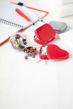 Мятные конфеты в коробке Flickies, цвет красный - AP896005-05- Фото №4