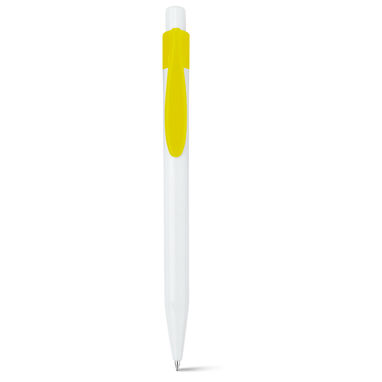 Шариковая ручка, цвет желтый - 12405-108- Фото №1
