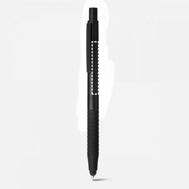 Шариковая ручка, цвет сатин серебро - 12465-127- Фото №2