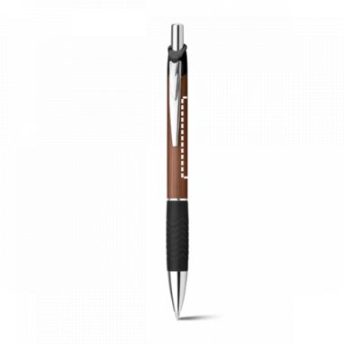Шариковая ручка, цвет коричневый - 12504-101- Фото №2