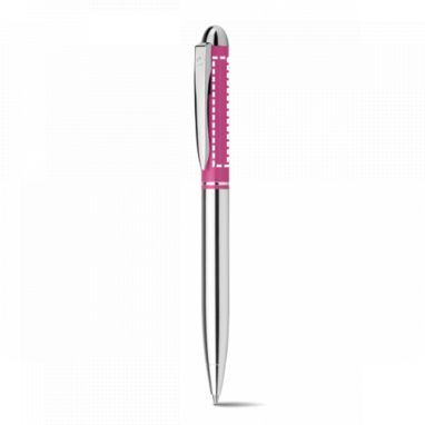 Шариковая ручка, цвет розовый - 12572-102- Фото №2
