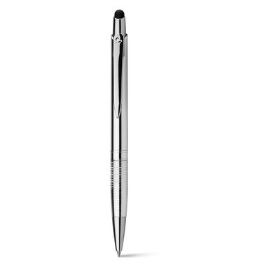 Шариковая ручка, цвет серебряный - 12598-107- Фото №1