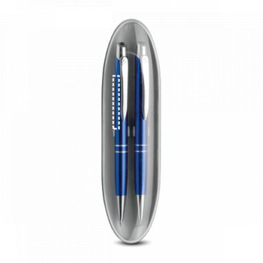 Ручка и механический карандаш, цвет синий - 13517-104- Фото №2