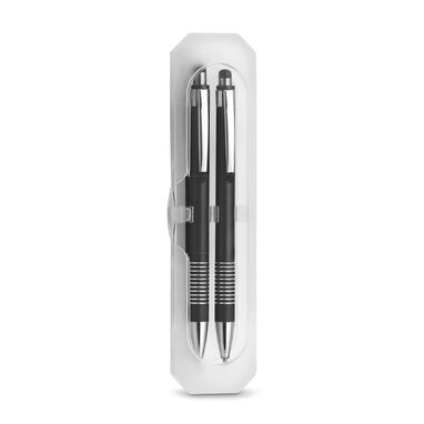 Ручка и механический карандаш, цвет черный - 13526-103- Фото №1