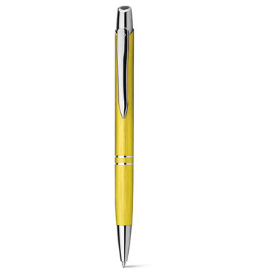 Шариковая ручка, цвет желтый - 13573-108- Фото №1