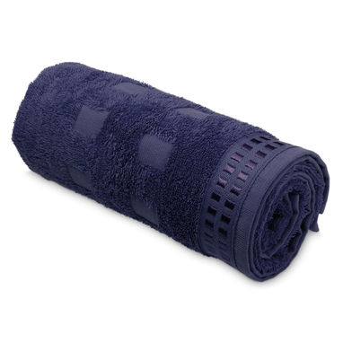Хлопковое махровое полотенце, цвет синий - 33160-104- Фото №1