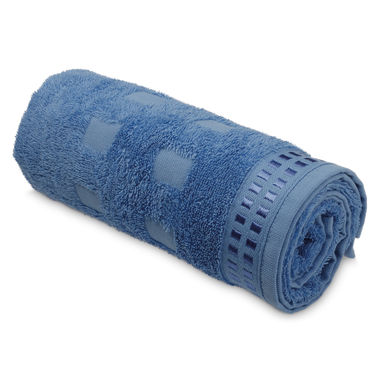 Хлопковое махровое полотенце, цвет пастельно-голубой - 33160-164- Фото №1