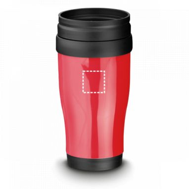 Чашка для подорожі, колір червоний - 54383-105- Фото №2