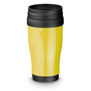 Чашка для подорожі, колір жовтий - 54383-108- Фото №1
