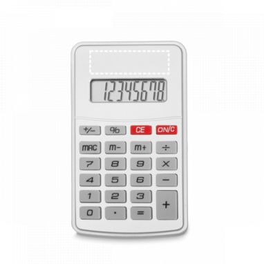 цифровий калькулятор, колір сатин, срібло - 61083-127- Фото №2