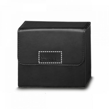 Дорожный набор для чистки обуви в коробке, цвет черный - 71065-103- Фото №5