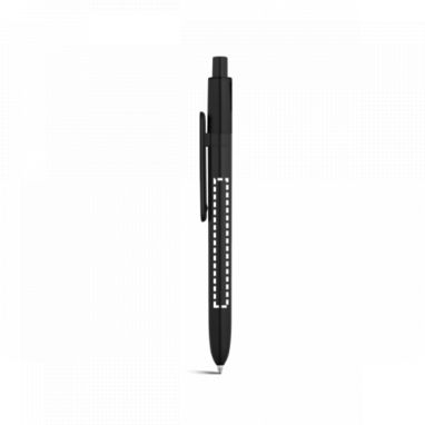 Шариковая ручка ABS с брильянтовой отделкой, цвет черный - 81006-103- Фото №4