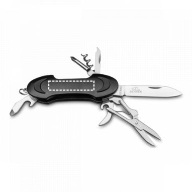 Многофункциональный карманный нож, цвет черный - 82477-103- Фото №2