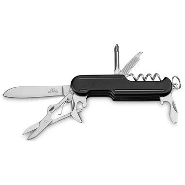 Многофункциональный карманный нож, цвет черный - 82489-103- Фото №1