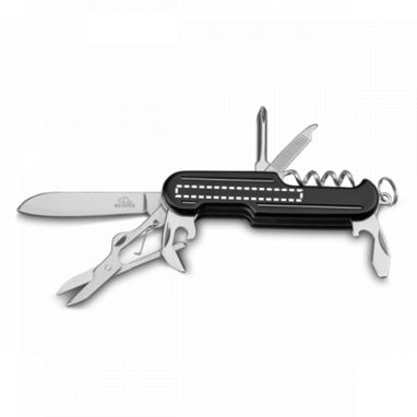 Многофункциональный карманный нож, цвет черный - 82489-103- Фото №2