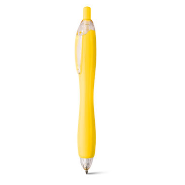 Шариковая ручка, цвет желтый - 91032-108- Фото №1