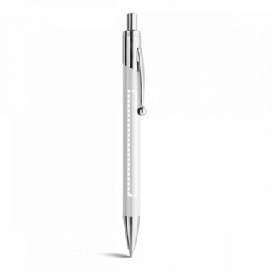Шариковая ручка, цвет белый - 91310-106- Фото №3