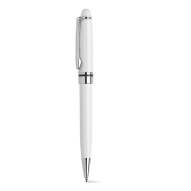 Шариковая ручка, цвет белый - 91375-106- Фото №1