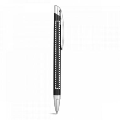 Шариковая ручка, цвет сатин серебро - 91392-127- Фото №3