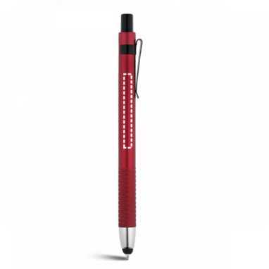 Шариковая ручка, цвет красный - 91457-105- Фото №3