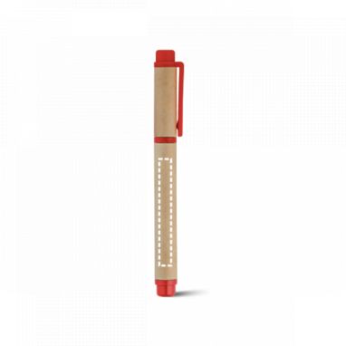 Шариковая ручка, цвет красный - 91470-105- Фото №3
