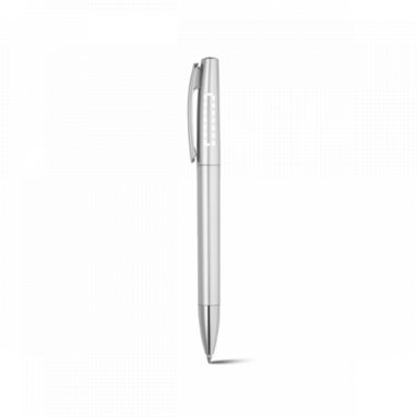 Шариковая ручка, цвет сатин серебро - 91481-127- Фото №2
