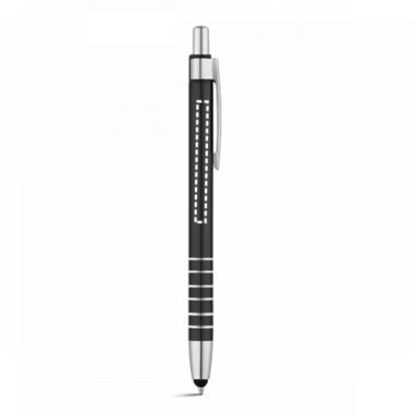 Кулькова ручка, колір сатин, срібло - 91629-127- Фото №3