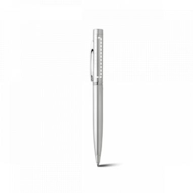 Шариковая ручка, цвет сатин серебро - 91821-127- Фото №2