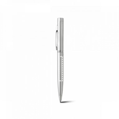 Шариковая ручка, цвет сатин серебро - 91821-127- Фото №3