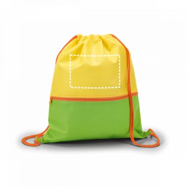 Сумка рюкзак, цвет желтый - 92618-108- Фото №2