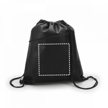 Сумка рюкзак, колір чорний - 92855-103- Фото №2