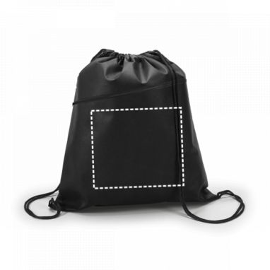 Сумка рюкзак, цвет черный - 92855-103- Фото №3
