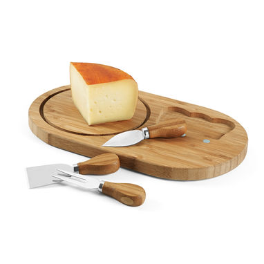 Доска для сыра, цвет натуральный - 93976-160- Фото №1