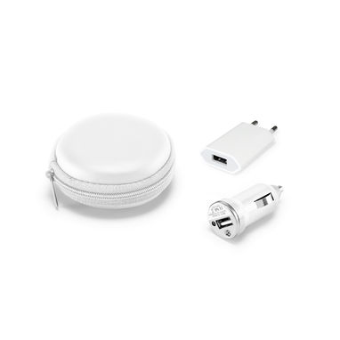 Набір USB-адаптерів, колір білий - 97312-106- Фото №1