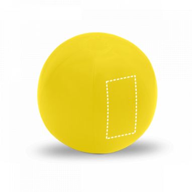надувний м'яч, колір жовтий - 98263-108- Фото №2