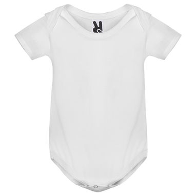 HONEY Боди для младенца с короткими рукавами и простой вязки, цвет белый  размер 9 MESES - BD720010301- Фото №1