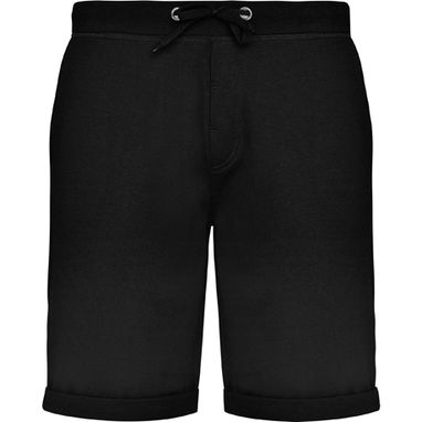 SPIRO Cпортивные шорты с эластичным пояс на регулируемых завязках, цвет черный  размер L - BE04490302- Фото №1