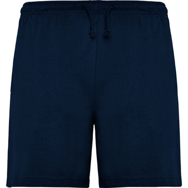 SPORT Хлопковые шорты унисекс для удобной носки, цвет темно-синий  размер S - BE67050155- Фото №1