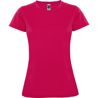 MONTECARLO WOMAN Технічна футболка з коротким рукавом, колір яскраво-рожевий  розмір S - CA04230178- Фото №1